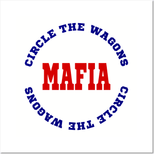 Buffalo Football Circle the Wagons Mafia Posters and Art